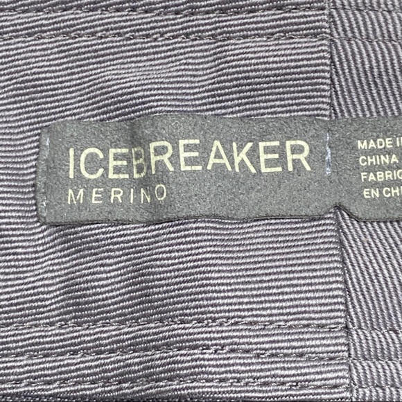 ICEBREAKER Marino Gray Wool Vista Bootleg Travel Pants Sz: 10 - Picture 6 of 9